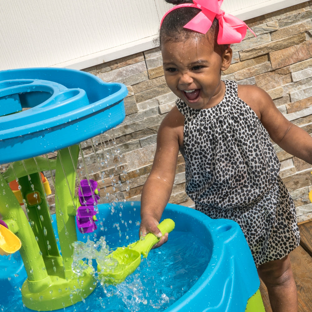 Summer Shower Splash Tower Water Table by Step2 — kids activity toy for outdoor play and birthday gifts - image 10