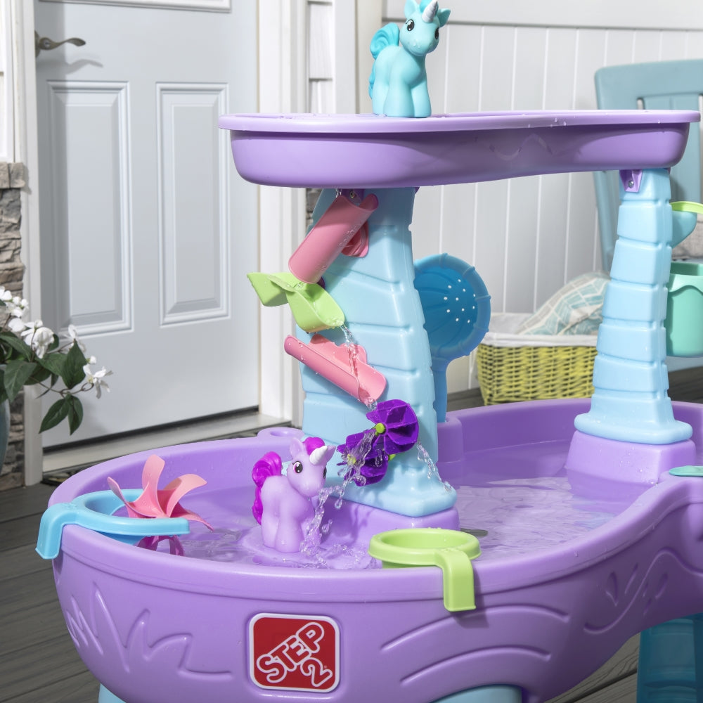 Rain Shower And Unicorn Water Table by Step2 — kids activity toy for outdoor play and birthday gifts - image 6