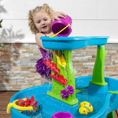 Rain Shower Splash Pond Water Table by Step2 — kids activity toy for outdoor play and birthday gifts - image 2