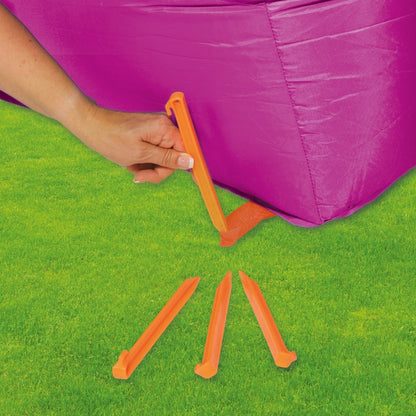 Plum Rocket Bouncer With Inflator & Storage Bag by Plum — kids activity toy for outdoor play and birthday gifts - image 2