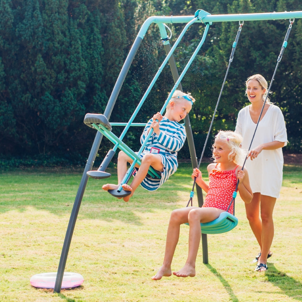 Plum Premium Metal Single Swing And Glider With Mist by Plum — kids activity toy for outdoor play and birthday gifts - image 6
