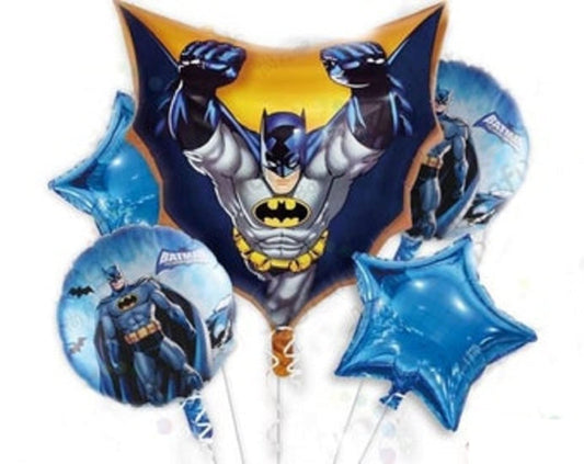 Batman Balloon Set Of 5  (w/ Helium Gas)