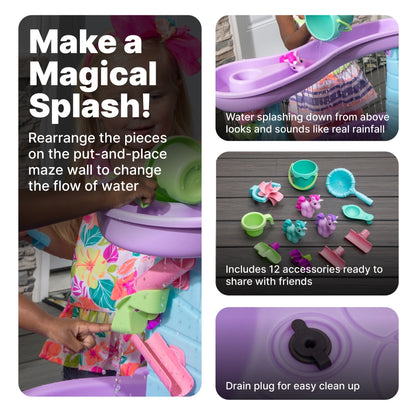 Rain Shower And Unicorn Water Table by Step2 — kids activity toy for outdoor play and birthday gifts - image 8