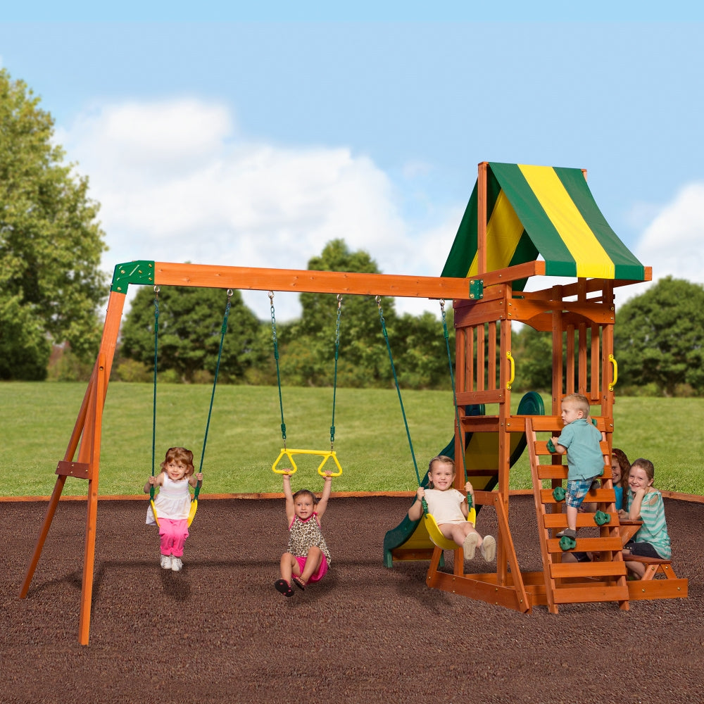 Backyard Discovery Sunnydale Play Tower (incl. swings) by Backyard Discovery — kids activity toy for outdoor play and birthday gifts - image 1