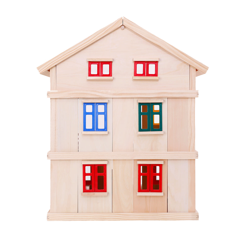 WOODEN DOLL HOUSE - kids toy for playdates, birthdays, and active play - image 2