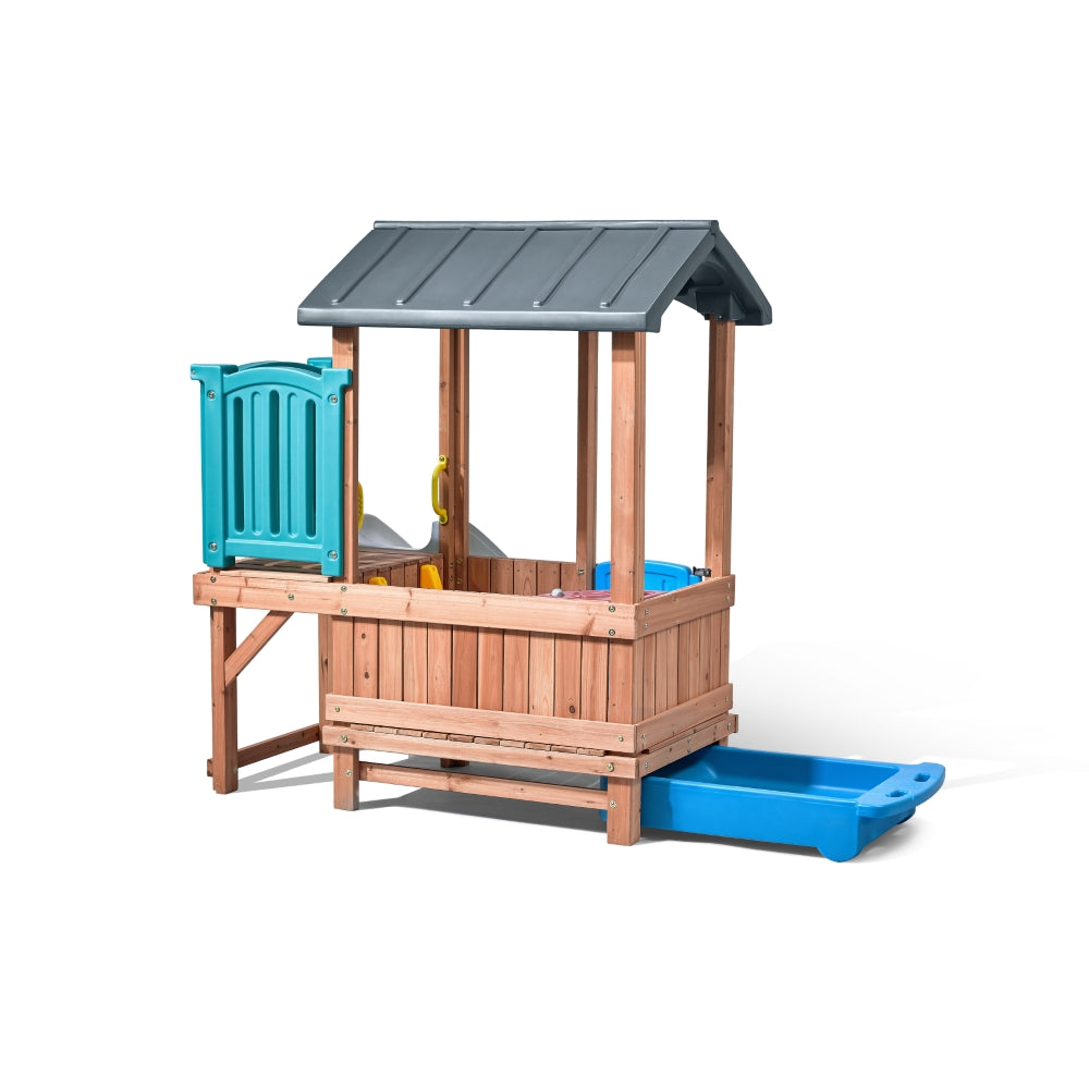 Woodland Adventure Playhouse & Slide by Step2 — kids activity toy for outdoor play and birthday gifts - image 1