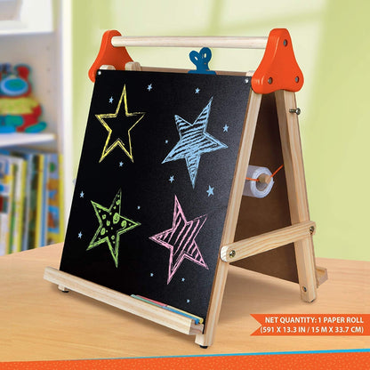 Wooden 3 in 1 Table Top Easel by WORBAX — kids activity toy for outdoor play and birthday gifts - image 5