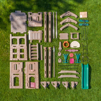 Np Adventure Lodge Play Center W/Glider by Step2 — kids activity toy for outdoor play and birthday gifts - image 8