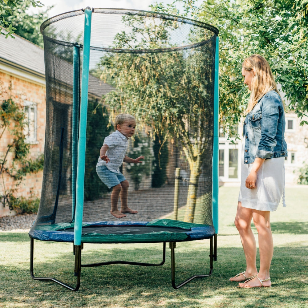 Plum 4.5Ft Junior Trampoline And Enclosure by Plum — kids activity toy for outdoor play and birthday gifts - image 2