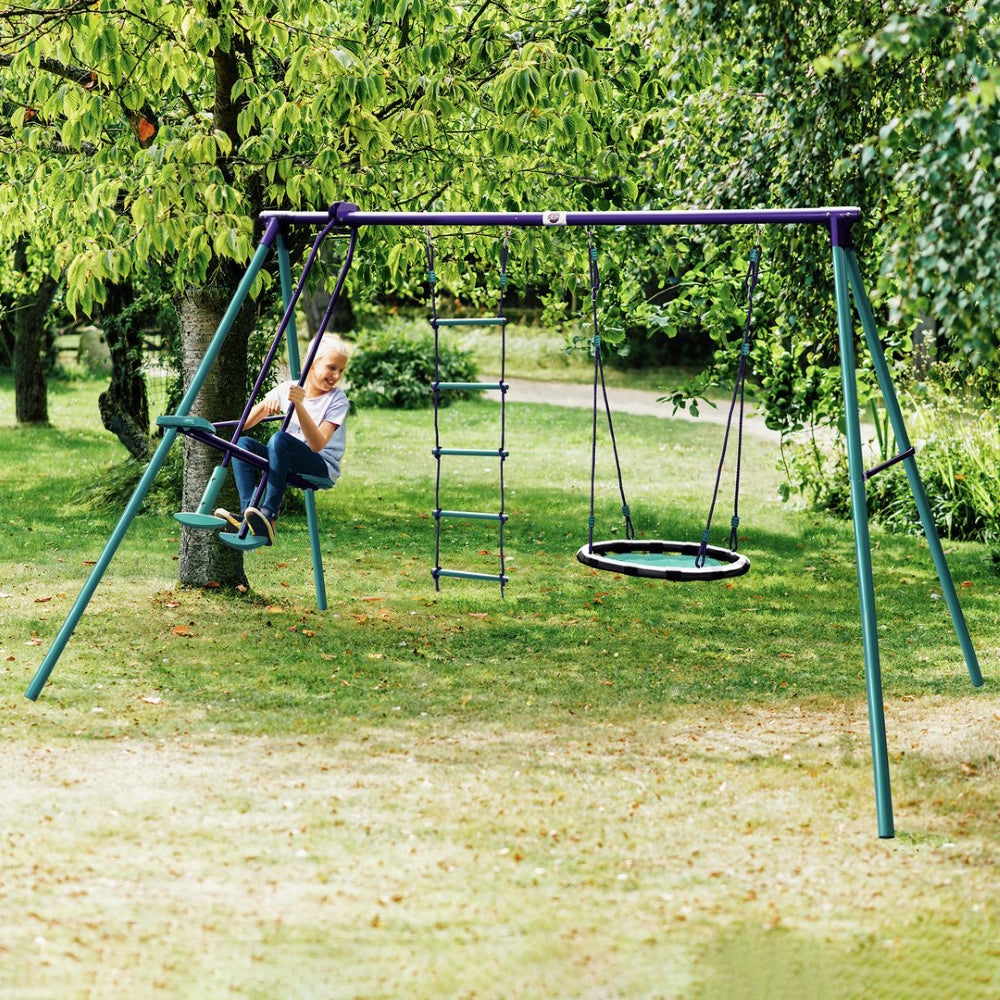 Plum Metal Multiplay Swing Set by Plum — kids activity toy for outdoor play and birthday gifts - image 2