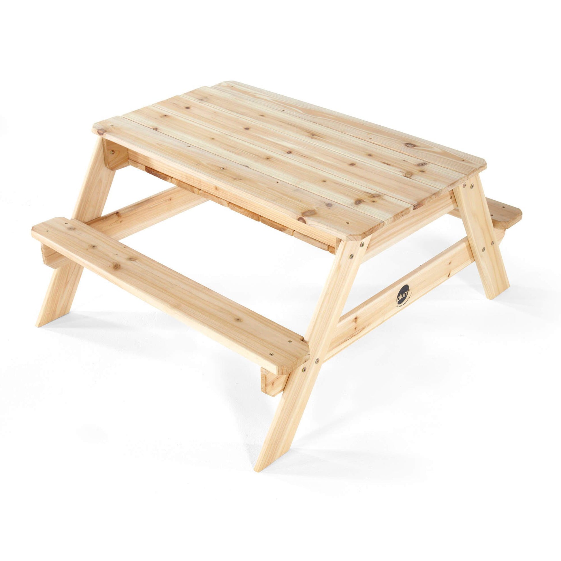 Plum Surfside Sand & Water Wooden Picnic Table by Plum — kids activity toy for outdoor play and birthday gifts - image 3
