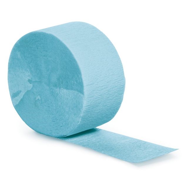 Crepe Streamers Light Blue - 4PC