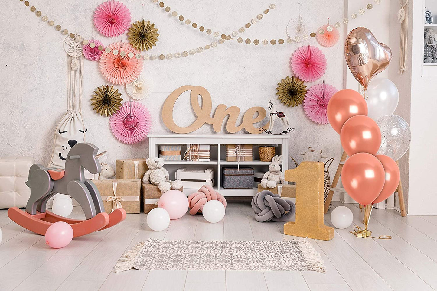 Peach Latex Balloons - 20 Pcs Pastel Party Balloons