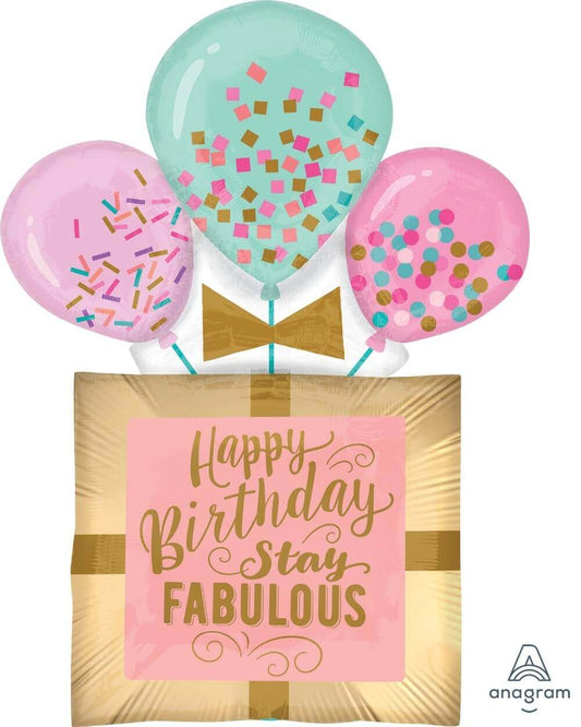 LARGE SHAPE FABULOUS GIFT BALLOON 32" P35