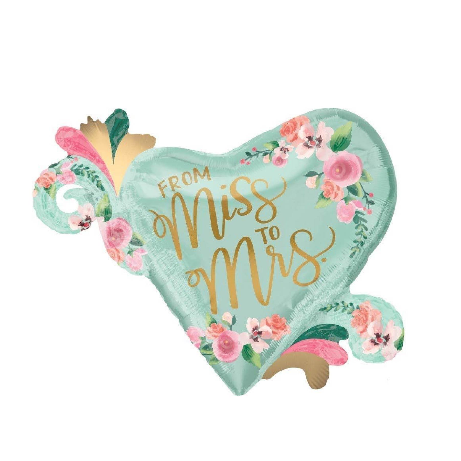 From Miss to Mrs. Bachelorette Party Balloon 32"  P