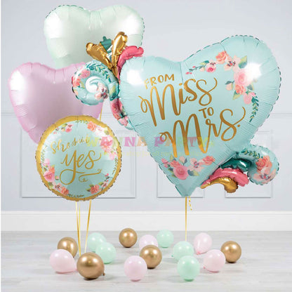 From Miss to Mrs. Bachelorette Party Balloon 32"  P