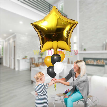 Gold Star Foil Balloon 32"