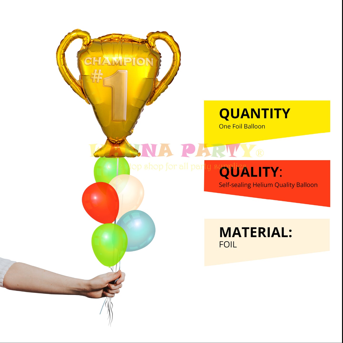 Champion Trophy Large Shape Balloon 28" P30