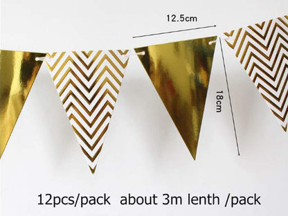 Chevron Golden Flag Buning - Over 9 FT