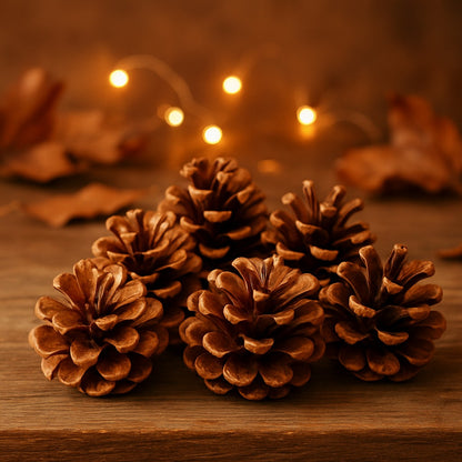 Pine Cone Hanging for Tree Decorations - 8PC