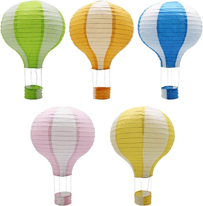 Hot Air Balloons Lanterns Yellow