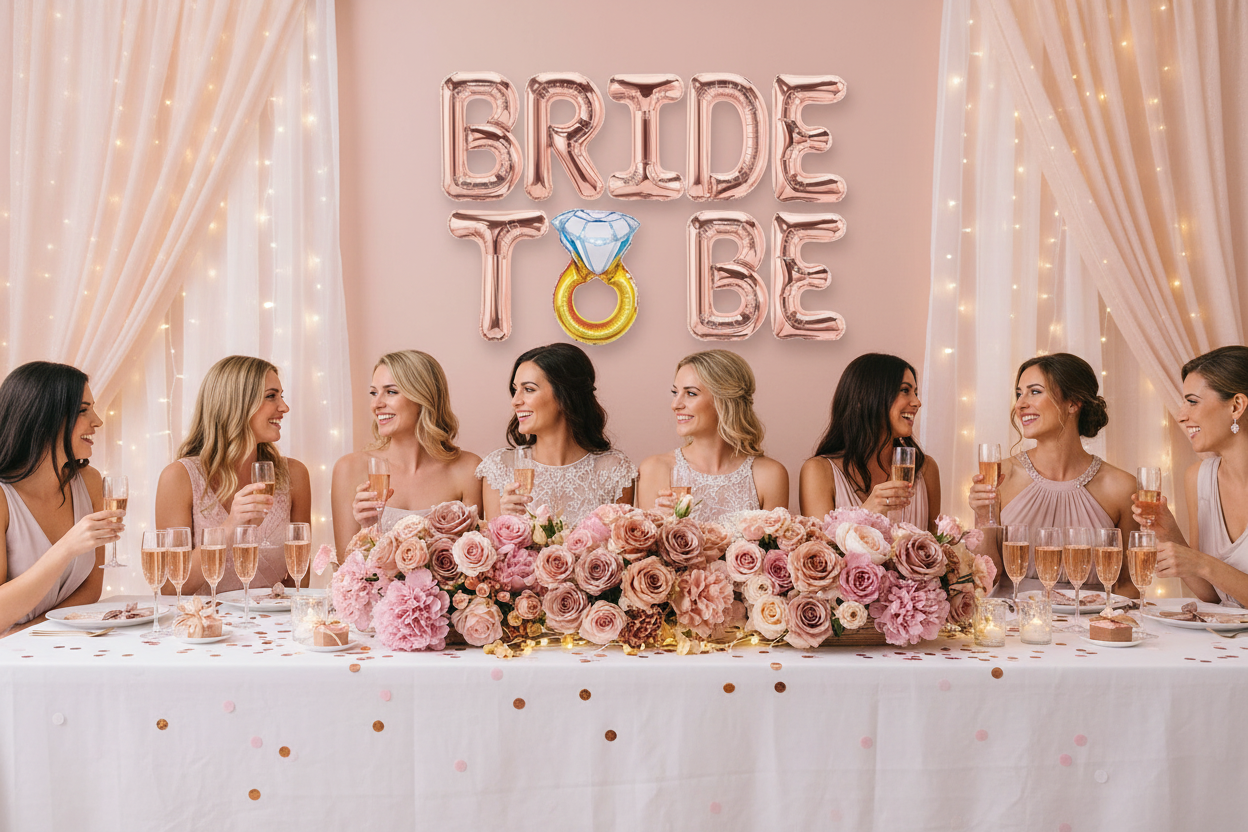 Bride To Be Balloon - Bridal Shower Party Setup