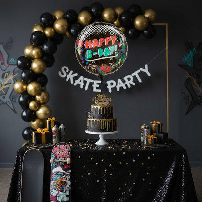 Skater Party Balloon - Cake Table Centrepiece