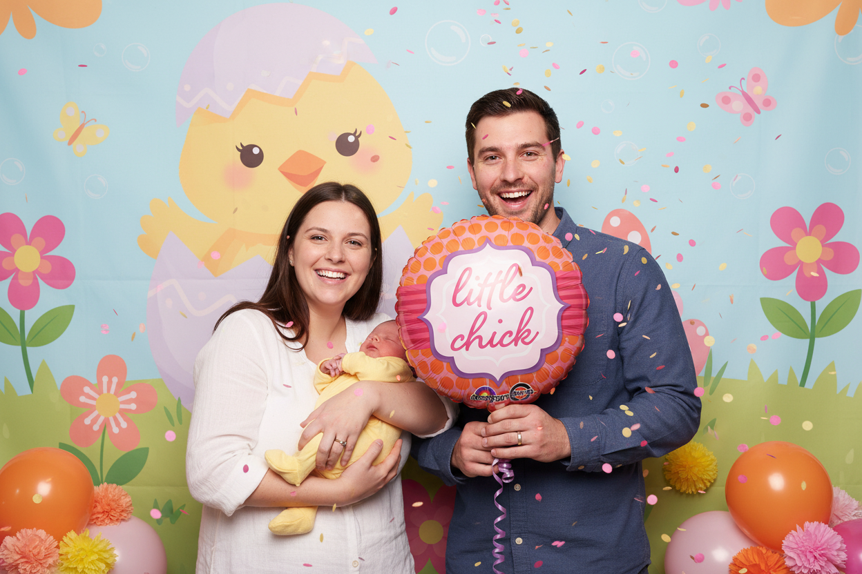 Little Chick Balloon - Photo Booth with Family