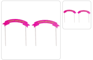 Cake Toppers Set - 5 PC