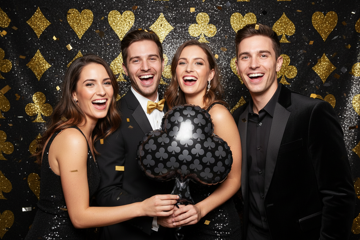 Club Balloon - Casino Theme Photo Booth