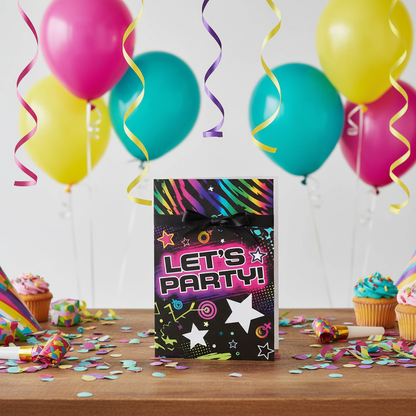 Totally Awesome Jumbo Party Invite on Party Table