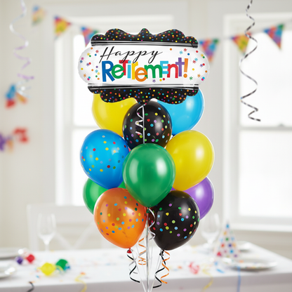 Happy Retirement Balloon - Surprise Retirement Gift