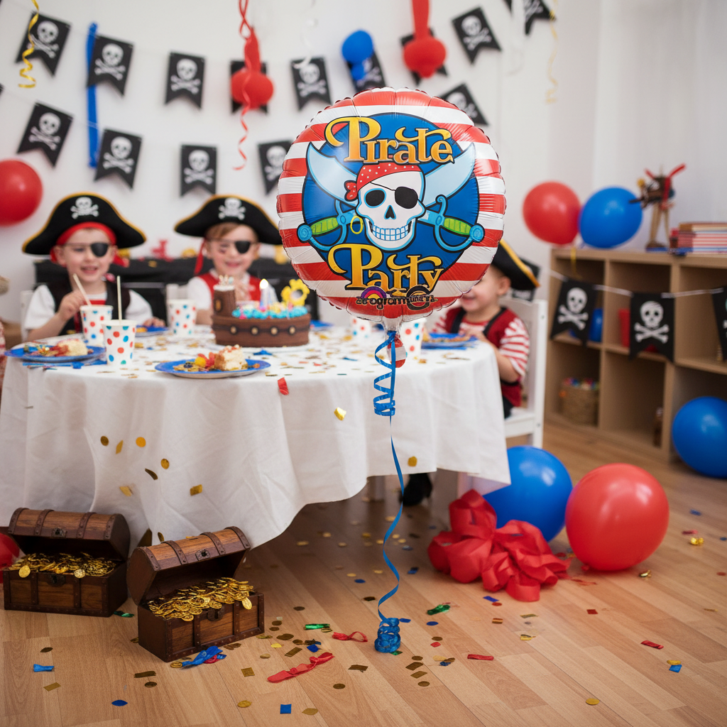 Pirate Party Balloon - Kids Pirate Birthday Party