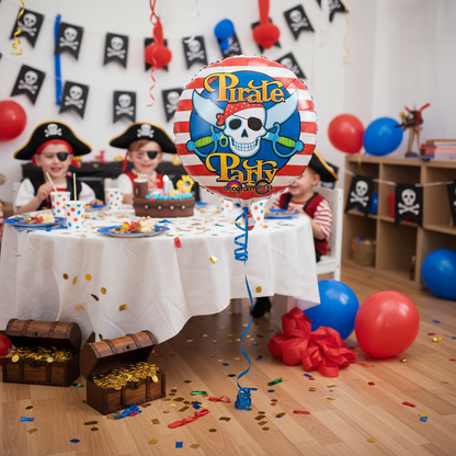 Pirate Party Balloon - Kids Pirate Birthday Party