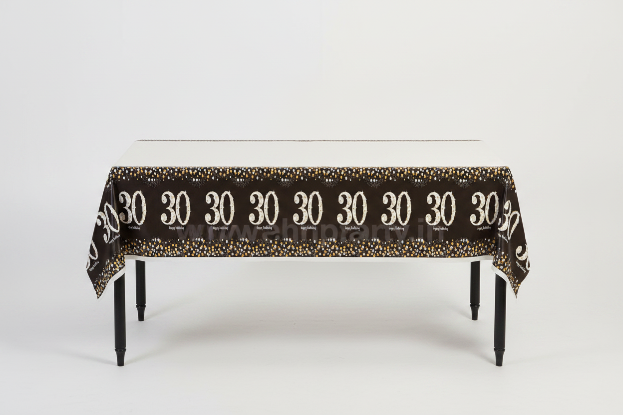 30th Birthday Tablecover front view