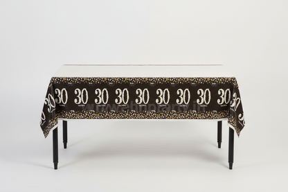 30th Birthday Tablecover front view