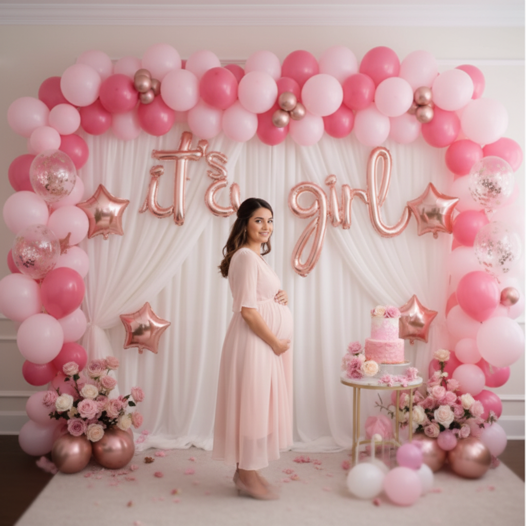 It's a Girl Banner - Expecting Mother Photo Booth