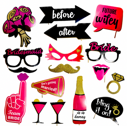 Bride To Be Props For Bachelorette Party - Bride To Be Photo Booth Props