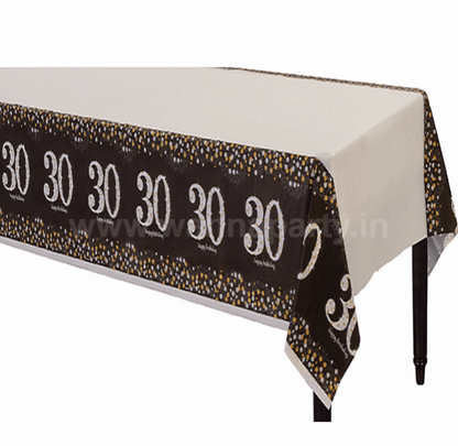 30th Birthday Tablecover 54" x 108" - 1PC