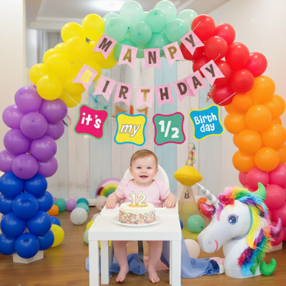 It's My Half Birthday Banner - Half Birthday Party
