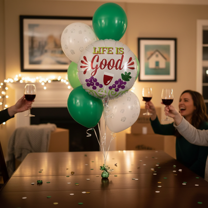 Life Is Good Balloon - Housewarming Party