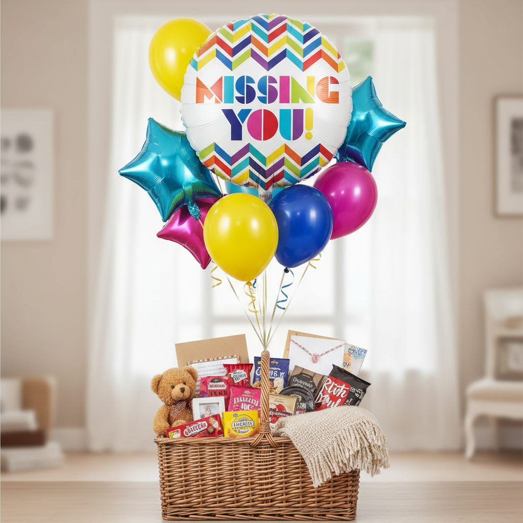 Missing You Balloon - Care Package Decoration