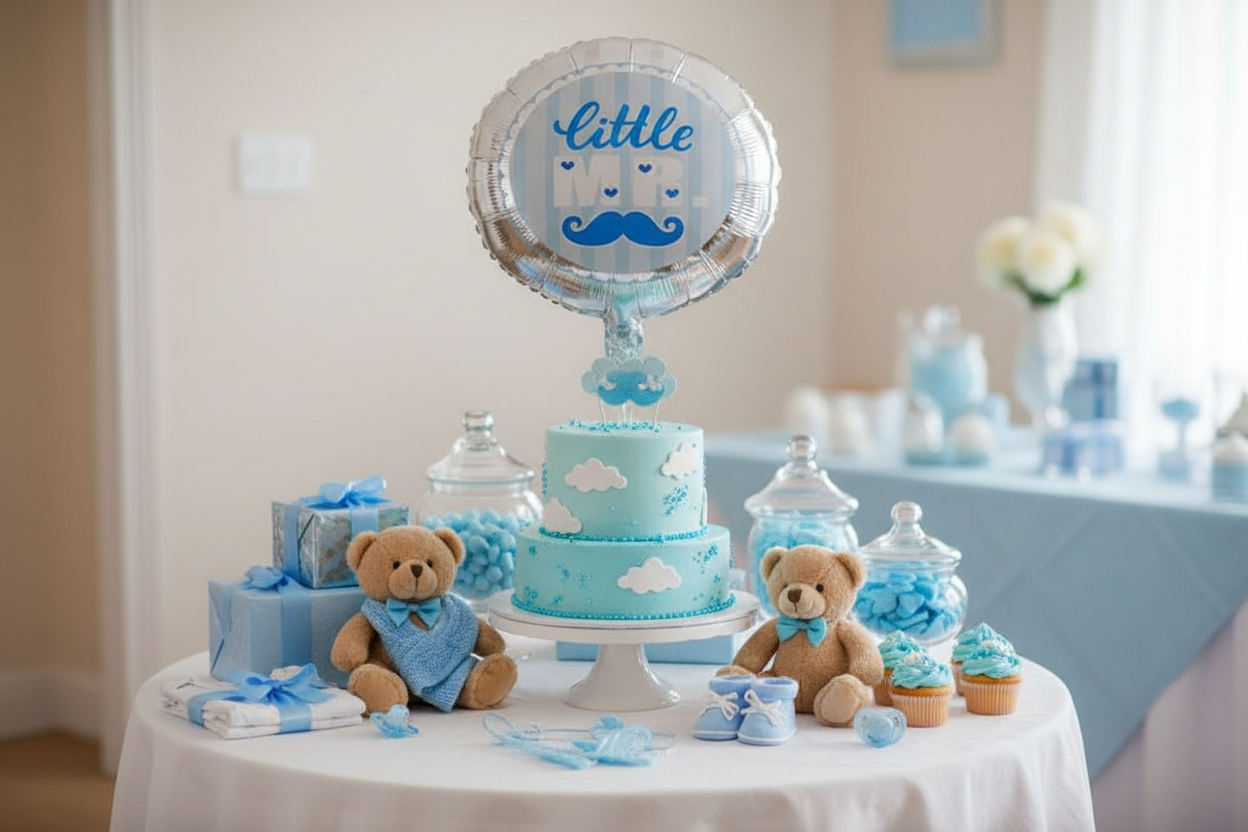 Little Mr Balloon - Cake Table Centrepiece