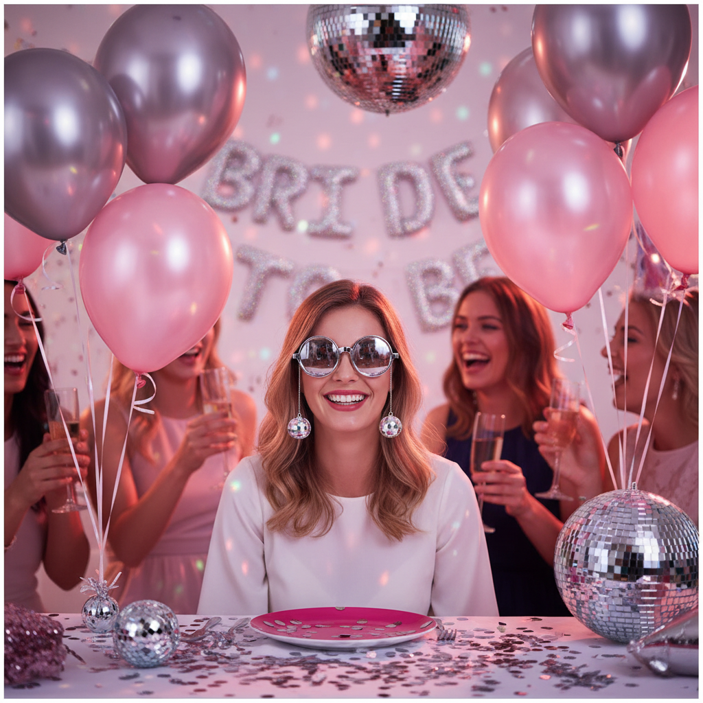 Disco Ball Hanging Shades - Bachelorette Party