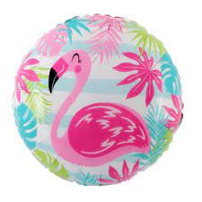 Flamingo Balloon Set with 2 Pastel Green Stars - 5