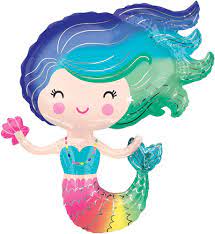 Mermaid Foil balloon Set Of 5