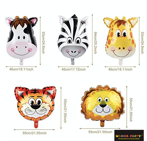 Jungle Animal Balloon Set