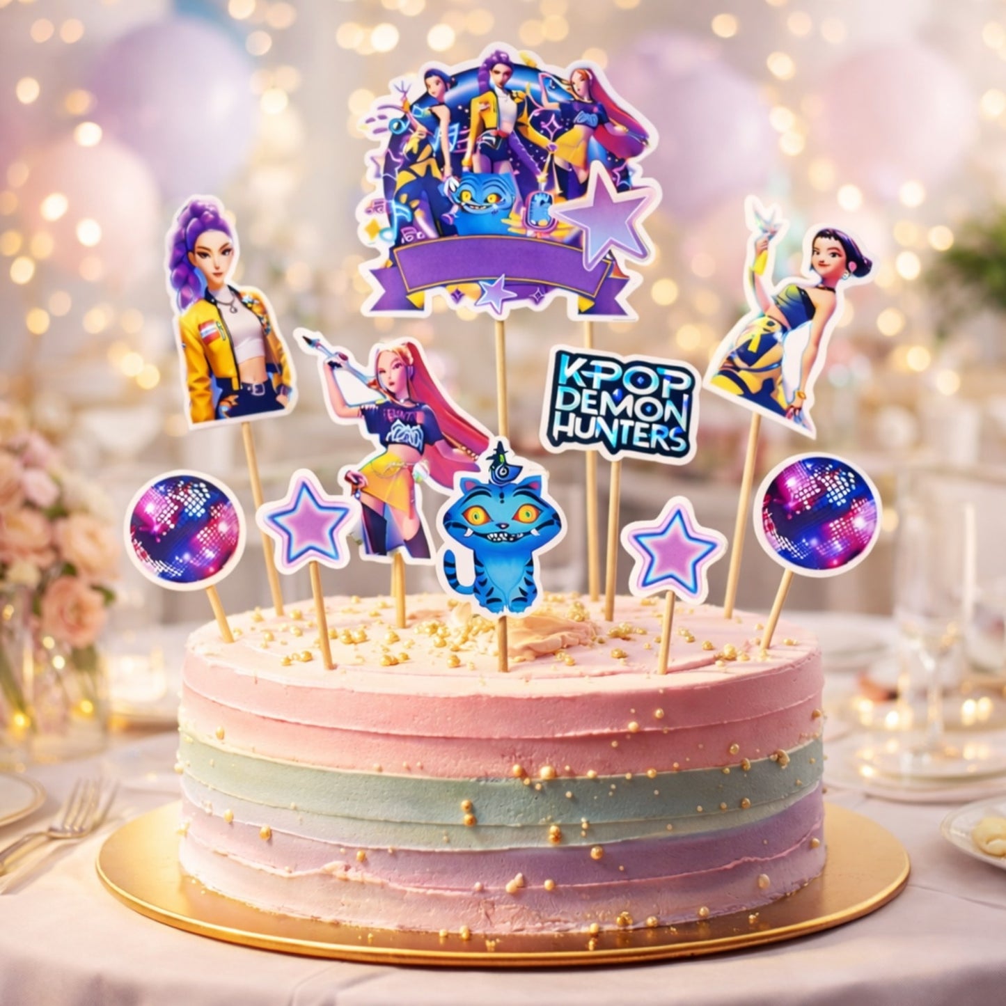 K Pop Cake Toppers Set - 10PCS
