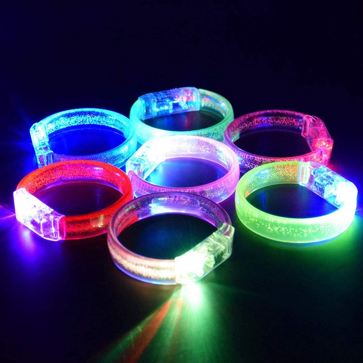 LED Wrist Band Green Color-1PC