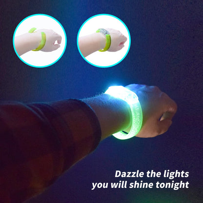 LED Wrist Band Green Color-1PC